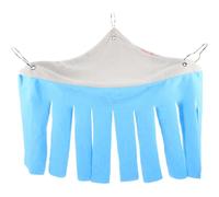 BESTOMZ Hamac pour Cobaye et Hamster 1 Pièce, Cachette D’Angle Suspendue en Tissu Léger Bleu Clair, Lit-cachette pour Petits Animaux de Compagnie, Accessoires pour Cages à Hamster, Abri