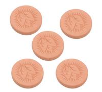 BESTOMZ Humidificateurs à Cigares en Argile 3,7 CM Lot de 5 Disques Naturels pour Boîtes à Cigares et Garde-Manger Absorption d'Humidité
