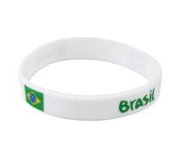 BESTOMZ Jaune Bracelet Imprimé Drapeau du Pays, Lot de 6, en Silicone | Taille Unique Plupart, Usage Longue Durée, Souple et Confortable, Compétitions et Rencontres Internationales Plusieurs styles