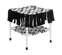 BESTOMZ Lit pour Petit Animal à Deux Niveaux, Cachette D’Angle Noire | Tissu Doux, Installation Rapide, Tunnel Intégré, pour Cage ou Aire de Jeu, Usage Discret