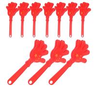 BESTOMZ Lot de 10 Applaudisseurs à Main 28 Cm en Abs sans Bords, Claquettes Colorées Drapeau National, Accessoires de Fête pour Événements Sportifs, Festivals et Célébrations Extérieures