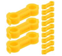 BESTOMZ Lot de 12 Attelles de Correction pour Pattes de Perroquet Support Réglable pour Pattes en X Matériau Respectueux des Oiseaux Outil de Correction D’Orteils pour Calopsittes