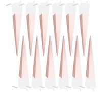 BESTOMZ Lot de 12 Emballages en Papier Irisé pour Roses, Cônes Protecteurs Élégants, Saint-valentin Fête des Mères