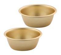 BESTOMZ Lot de 2 Bols à Vin Coréens Compacts 12 Cm en Aluminium Solide, Bol Multifonction pour Soupe et Camping, Vaisselle Extérieure Légère et Résistante pour Randonnée et Pique-niques