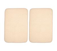 BESTOMZ Lot de 2 Tapis D’Apprentissage Lavables en Coton 30 X 45 Cm pour Chien et Chiot, Coussinets Absorbants Réutilisables, Alèses de Propreté Étanches pour L’éducation et