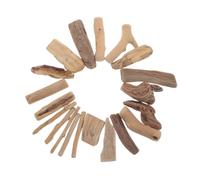 BESTOMZ Lot de 20 Morceaux de Bois Flotté Naturel 3-20 Cm, Polissage Lisse, pour Décor D'aquarium et Loisirs Créatifs, Blocs de Bois Irréguliers pour Artisanat et Décoration Intérieure