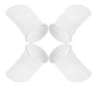 BESTOMZ Lot de 4 Chaussettes Filtrantes 10 Cm en Nid d'abeille 3D pour Aquarium Eau Douce et Eau de Mer Haute Perméabilité pour Réservoir Outil de Filtration et Nettoyage D’Aquarium