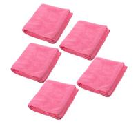 BESTOMZ Lot de 5 Alèses Lavables pour Cobayes 40x30 Cm, Couverture Absorbante et Douce en Microfibre Rose, Tapis de Couchage Réutilisable pour Petits Animaux, Litière Hygiénique