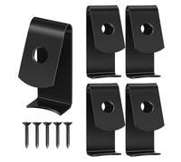 BESTOMZ Lot de 5 Crochets Métalliques pour Pot de Fleurs Support Mural Vis Suspendre de Plantes sur Terrasse et Balcon Pots Suspendus en Terre Cuite