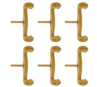 BESTOMZ Lot de 6 Pieds de Repose-épaule Amovibles pour Violon 1/2, 3/4 et 4/4, Patins en Caoutchouc Antidérapants, Support Stable et Confortable pour Violonistes, Accessoires de