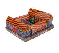 BESTOMZ Maison de Papier 3D pour Sacrifices Ancestraux, Papier | Brûler Lors des Fêtes Qingming Fêtes des Fantômes, Impression Claire et Colorée, Demandes de Bénédiction