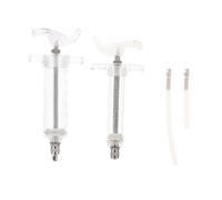 BESTOMZ Mangeoire pour Perroquet Kit d'alimentation Manuelle 2 Tubes, 10ml et 30ml, 4 Joints Étanches, pour Nourrir Oiseaux et Oisillons, Outil Précis et Sécurisé pour Usage Quotidien