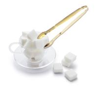 BESTOMZ Mini Pinces à Glaçons en Acier Inoxydable Doré, Lot de 4 Pièces, Résistantes Chaleur Odeur, pour Tea Party et Camping