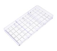 BESTOMZ Moule à Chocolat Transparent en Plastique Rigide Multi-grilles, Facile à Utiliser Bords Lisses, Pâtisserie et Usage Familial