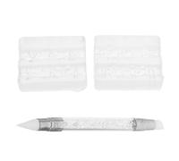 BESTOMZ Moule à Ongles 3d à Fleurs Givrées en Silicone Réutilisable | Kit de Trois Pièces avec Stylo de Gravure, Design Haute Transparence, Usage Maison ou Salon Professionnel