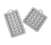 BESTOMZ Moules à Gaufres Texture Fine Lot de 2 en Silicone Réutilisables, Formes Rectangulaire et Carrée de Gâteaux et Pâtisseries Maison