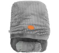 BESTOMZ Nid pour Chaton et Chat en Peluche Grise, Paquet de Couchage Chaud et Épais pour Animaux de Compagnie, Lit Douillet en Coton Peluche, Grotte Confortable pour Dormir en Intérieur