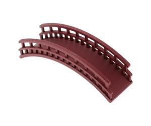 BESTOMZ Ornement Miniature de Pont en Arc pour Bonsaï, Plastique Marron | Décor de Micro-paysage, pour Pot de Plante et Rebord de Fenêtre, Style Classique