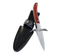 BESTOMZ Outil Ouverture Huitres Acier Inoxydable Poignée Bois Rigide Lame Épaisse Manche Ergonomique Sécurité Main Kit Écaillage Huîtres Professionnel