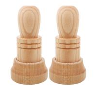 BESTOMZ Outils en Bois pour Fabriquer 2 Pots en Papier Journal Réutilisables Presse à Pot de Démarrage pour Jardinage Kit DIY Semis pour Plantes Bio-dégradables