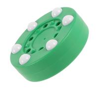 BESTOMZ Palet de Hockey D’entraînement en Plastique Vert Palet pour Roller Hockey sur Sol Rondelle Intérieur pour Compétition et Entraînement Équipement Sportif Solide