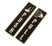 BESTOMZ Panneau de Porte Push Pull en Acrylique 3d, Autocollants 2pcs pour Murs et Portes, Lisibilité Facile, Design Esthétique pour Magasins et Bureaux