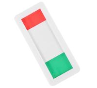 BESTOMZ Panneau pour Porte D'entreprise en Pmma Blanc, Fonction Coulissante Indicateur D'état, Adapté aux Bureaux et Salles de Réunion