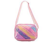 BESTOMZ Paquet à Main Rectangulaire Paillettes Scintillantes en Polyester Léger et Confortable et Design Cartoon Unique pour Garçon et Filles pour Fêtes et Aventures Quotidiennes