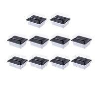 BESTOMZ Paquet de 10 Plateaux de Semences Plateau Germination Plateaux démarrage Diffuseurs Plant Grooming Set intérieure pour la Culture des Plantes(12 cavités)