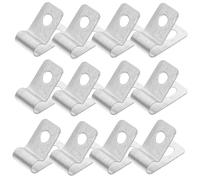 BESTOMZ Pinces de Fixation INOX 100 Pièces pour Fil Soudé sur Clôture Bois ou Métal, Clips Adaptés pour Fixation Grillage Rigide en Extérieur et Élevage