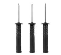 BESTOMZ Piquets à Ressort pour Coupe du Monde, Kit Entraînement Football 3pcs Drapeaux de Coin, Pointe de Sol en Acier Portable et Léger pour Pratique Outdoor