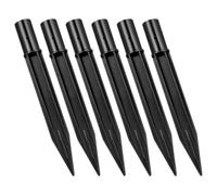 BESTOMZ Piquets Décoratifs pour Lampes Solaires, Lot de 6 Piquets de Remplacement en Plastique, Longueur 160 MM, pour Usage Extérieur et Éclairage Jardin