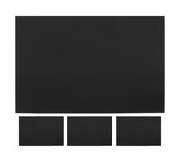 BESTOMZ Plaques Aluminium Noires A4 Lot de 4 pour Gravure de Haute Précision Compatibles Machines, pour Loisirs Créatifs et Ateliers Artisanaux