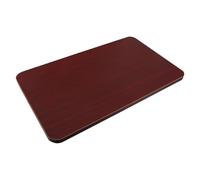 BESTOMZ Plateau de Table Rectangulaire en Bois, Planche Rectangulaire Solide de Remplacement, 19,7x11,8 Pouces, Brun Clair, pour Table Basse Cuisine, Résistant à l'usure Quotidienne