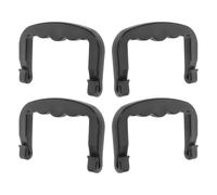 BESTOMZ Poignée de Cage en Plastique Épaissie 4 Pièces pour Animaux de Compagnie Accessoire Clipsable Adapté aux Cages à Oiseaux Hamsters et Lapins