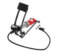 BESTOMZ Pompe à Pied Haute Pression en Métal Manomètre et Design Antidérapant pour Pneus de Voiture et Moto, Outil Portable de Gonflage Rapide et Précis