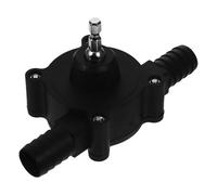 BESTOMZ Pompe D'aspiration d'eau en Plastique Noire pour Perceuse Électrique, Transfert D'eau Domestique et Vidange Facile, Inlet et Outlet Détachables