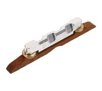 BESTOMZ Pont de Banjo en Bois D’ébène, Chevalet de Remplacement Professionnel Facile à Installer pour Instruments à Cordes, Accessoire Solide pour Banjo