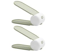 BESTOMZ Porte-Chaussures Vert Design Réglable et Antidérapant Double Couche en PP 2 Pièces pour Rangement Vertical et Gain de Place