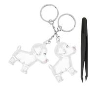 BESTOMZ Porte-clés Commémoratif pour Poils de Chien, Portable, Compact,