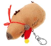 BESTOMZ Porte-clés en Peluche Cochon D’Inde 10 Cm, Pendentif Décoratif Doux en Coton PP, Accessoire Léger pour Paquet à Dos et Paquet à Main, Charmant Décoratif Animalier pour Présent