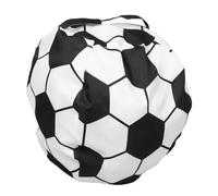 BESTOMZ Pouf de Rangement pour Peluches de Ballon de Football | Polyester, Support Ergonomique et Entretien Facile, pour Chambre D’garçon et Filles, Aire de Jeu, Jouets