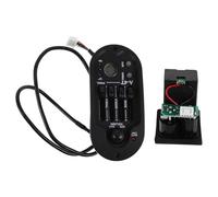 BESTOMZ Préampli Eq à 4 Bandes pour Guitare Acoustique Électro-Acoustique avec Micro Piezo Intégré, Accordeur LCD et Contrôle de Tonalité, Accessoires pour Guitare Électrique,