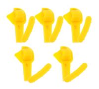 BESTOMZ Protecteur de Jante pour Machine à Pneus en Plastique Jaune, 10pcs, Grip, Protège les Pneus Lors du Démontage et Montage des Roues
