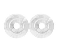 BESTOMZ Protection de Volant Moteur pour Vélo Protège-rayons en Plastique Transparent, 2 Pièces Robustes pour Sandales Femme Usage en Vélo Tout Terrain