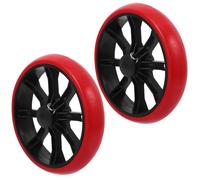 BESTOMZ Roues de Rechange pour Chariot de Courses, Lot de 2pcs en Abs et Pu, Stables et Polyvalentes pour Trolley Intérieur et Extérieur