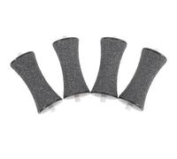 BESTOMZ Rouleaux de Rechange Accessoires Pédicure pour Lime Électrique Pieds 4pcs en Abs et Carbure de Silicium pour Éliminer Peau Morte et Callosités
