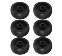 BESTOMZ roulettes Universelles en Plastique Lot de 6 pour Tapis de Course et Vélos Appartement, Roues Pivotantes pour Équipement Fitness, Accessoires Gym pour Déplacement Facile à