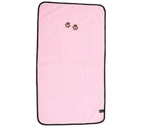 BESTOMZ Serviette de Bain Couleur Rose Super Absorbante en Microfibre pour Chien sans Électricité Statique, Protège Le Froid Bain des Animaux