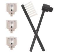BESTOMZ Stylets de Remplacement pour Platine Vinyle T-lp60 - Lot de 3 Set de Aiguilles 1 Brosse de Nettoyage pour Stylet 1 Brosse pour Disque Vinyle - Accessoires Précis pour Entretien
